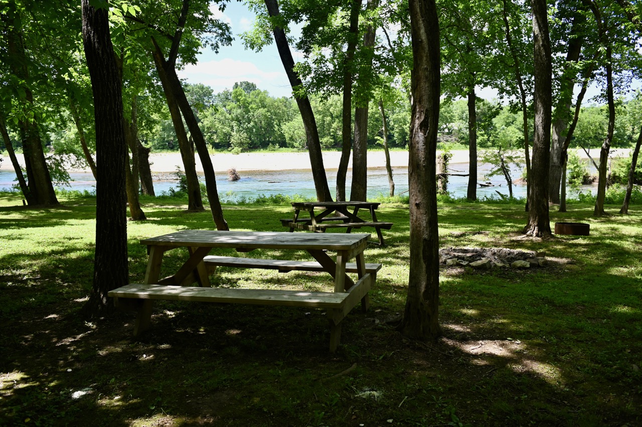 Campsite on Elk River